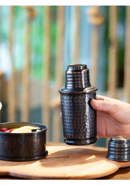 Bakır Matara Çekiç Dövme Küçük Boy Oksitli Bakır Renk fiyatları