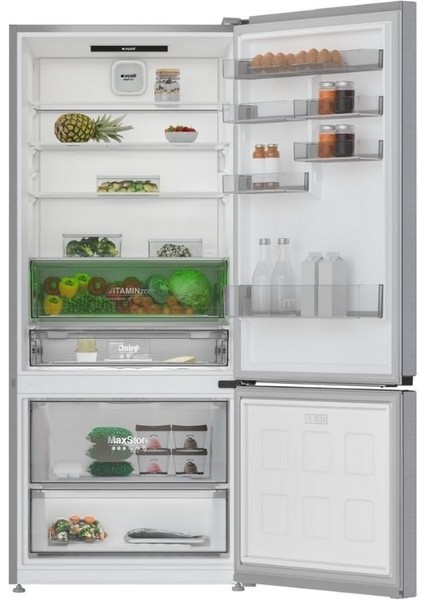 278550 Eı Fit Alttan Donduruculu Buzdolabı Inox