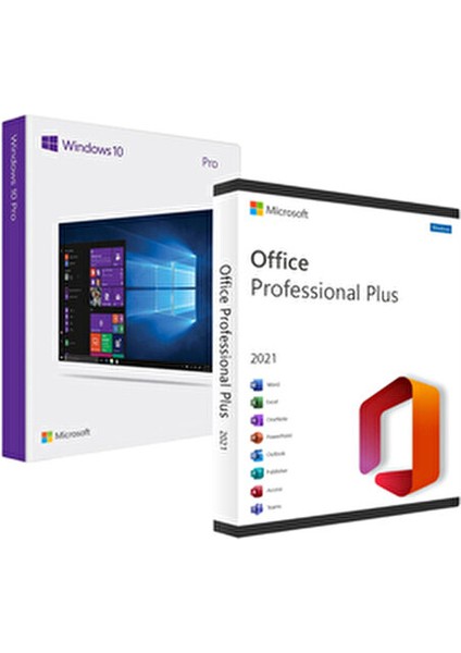 Office 2021 Pro Plus + Windows 10 Pro Dijital Lisans Keyi
