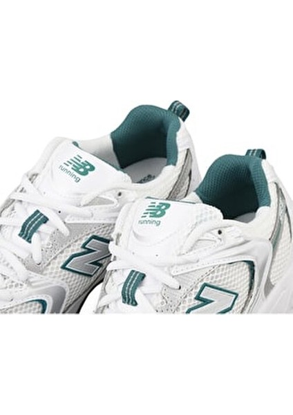 530 White Silver Green - Kadın Spor Ayakkabı MR530AB