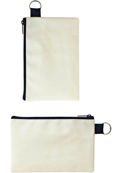 Kadın Clutch Kanvas Makyaj Çantası Şık Görünüm