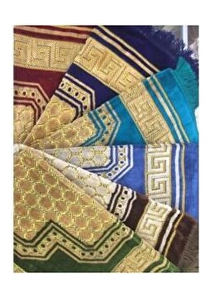 Seccade Şipinger Kadife Hac ve Umre Hediyesi -- 4 Adet Seccade