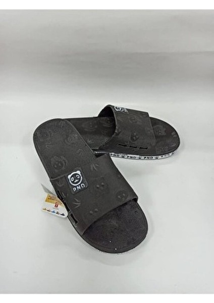 Unisex Siyah Panda Desen Kaydırmaz Plastik Terlik modelleri