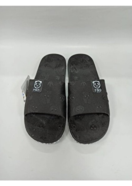 Unisex Siyah Panda Desen Kaydırmaz Plastik Terlik fırsatları