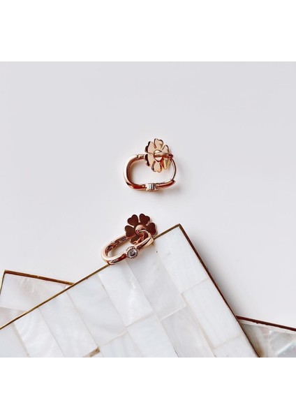 Fiore Giallo Çelik Küpe