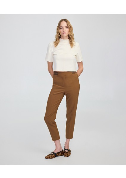 Parlak Şeritli Skinny Fit Pantolon IW6250003227027