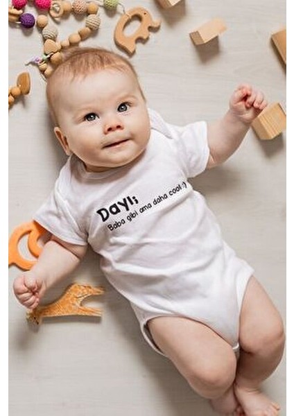 Organik %100 Pamuk Dayı 3'lü Bebek Body Set Beyaz Bebek Badi Çıtçıtlı Zıbın Üçlü 5056-5184-5249 fiyatları