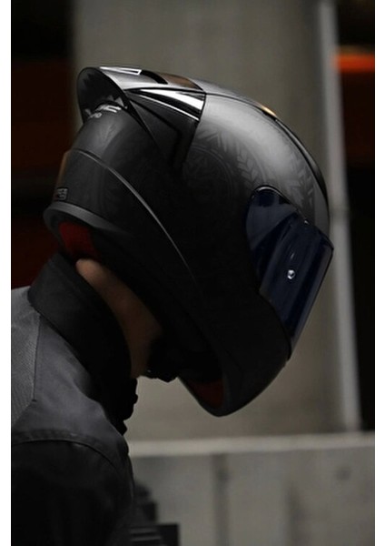 Rapıd 2 Race Takaroa Mat Siyah Kask