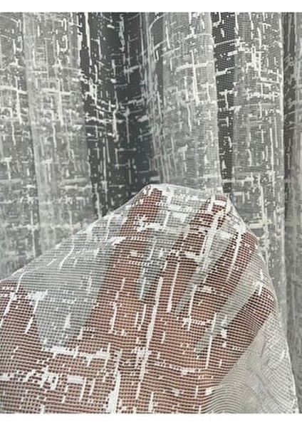 Sofya Jakar Desenli Tül Perde Ekru (Pilesiz) fiyatları