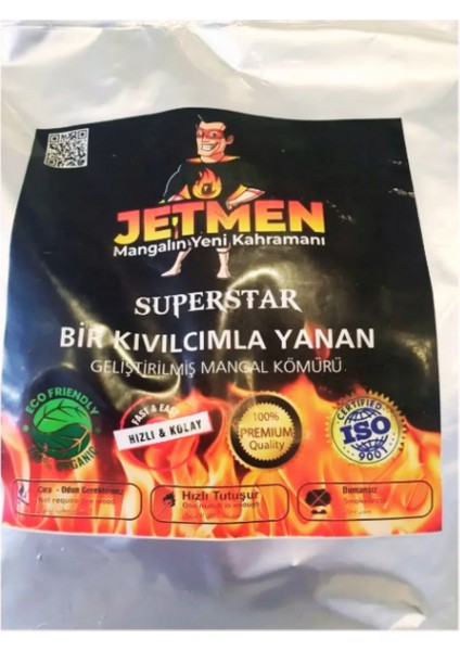 Geliştirilmiş Mangal Kömürü-Mangal Kömürü-Jetmen-Bir Kıvılcımla Yanar modelleri