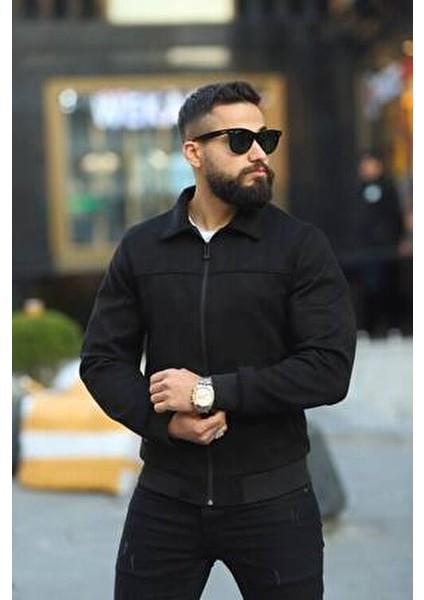 Baharlık Süet Ceket Erkek Polo Yaka Slim Fit Suni Deri Konforlu ve Şık Tasarım indirimleri