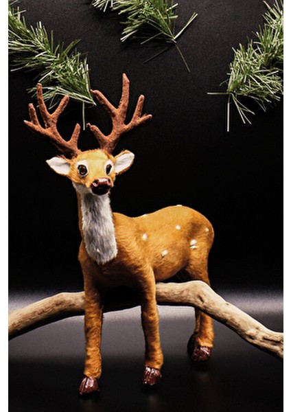 Yılbaşı Dekoratif 25 cm Geyik Süs Rudolf fiyatları