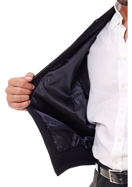 Erkek Bordo Astarlı Çelik Örgü Hırka Baba Sıcak Tutar