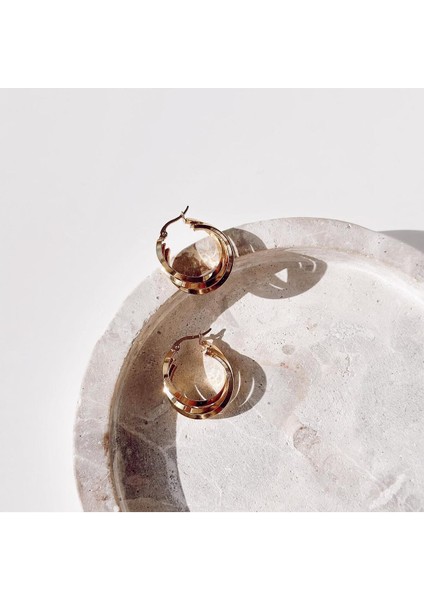 Çapraz Çelik Küpe