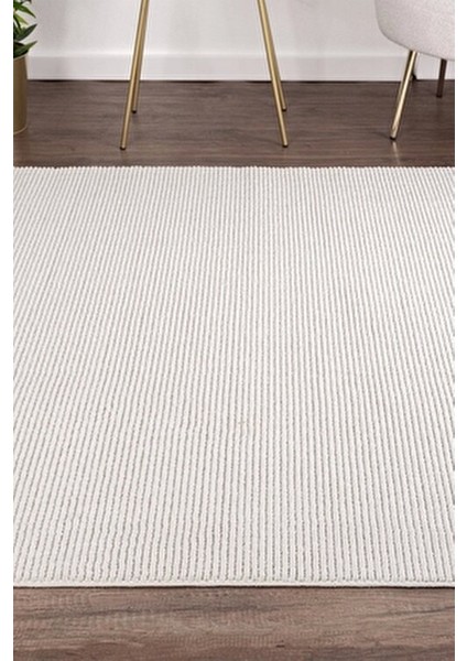 Beyaz Dokuma Halı Bukleli Salon Oturma Odası Yatak Çocuk Odası Koridor Halısı Yolluk Beyaz