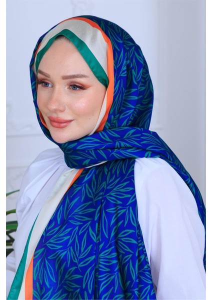 Yaprak Desenli Dijital Soft Şal modelleri