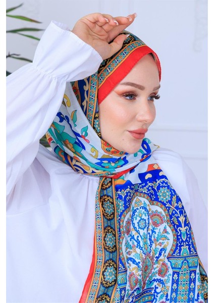 Modern Geometrik Desenli Dijital Soft Şal indirimleri
