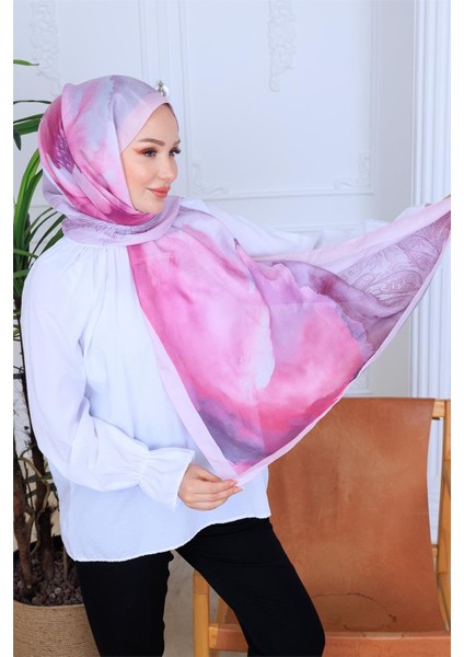 Modern Çiçek Desenli Dijital Soft Şal indirimleri