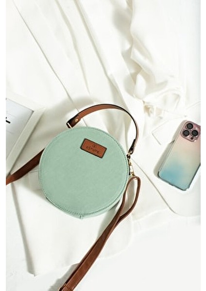 Davul Yuvarlak Kanvas Dokuma Çanta El ve Omuz Çantası fiyatları