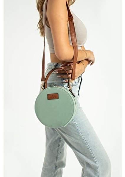 Davul Yuvarlak Kanvas Dokuma Çanta El ve Omuz Çantası fırsatları