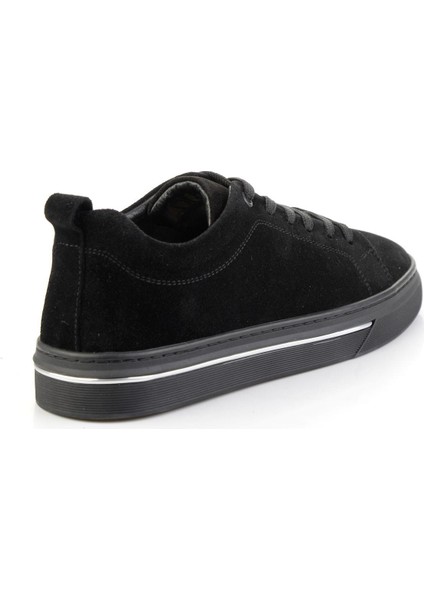Siyah Hakiki Deri Erkek Sneaker E01082010202 modelleri