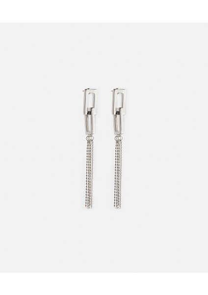 Iç Içe Geçmiş Sallantılı Zincir Küpe IW6250068082122