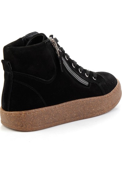 Siyah Hakiki Deri Kadın Bot & Bootie K02586010302 modelleri