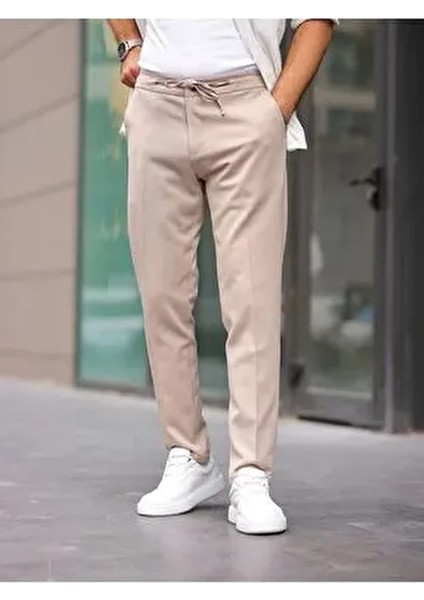 Slim Fit Likralı Jogger Pantolon