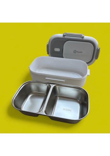 Paslanmaz Çelik Yemek Saklama ve Taşıma Kabı Beyaz 550 ml P-1391 fiyatları