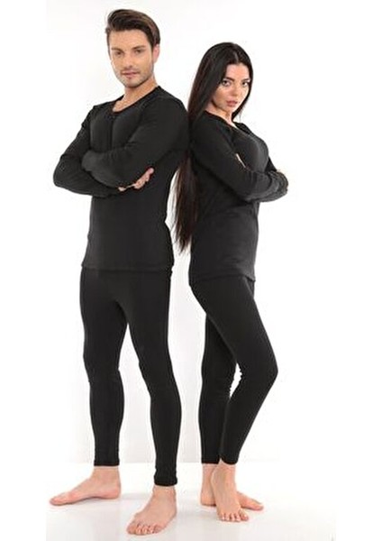 Unisex Şardonlu Termal Pamuk Takım