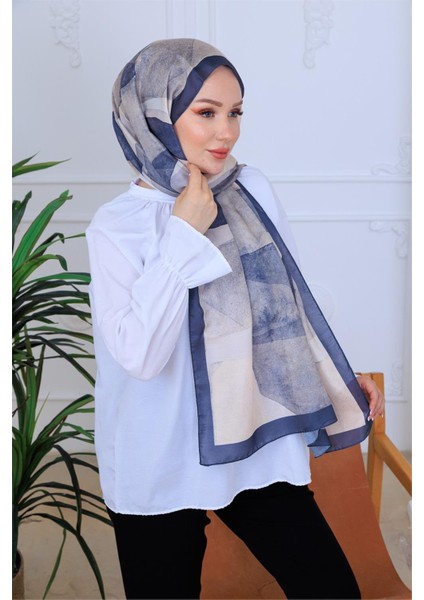 Taş Desenli Dijital Soft Şal indirimleri