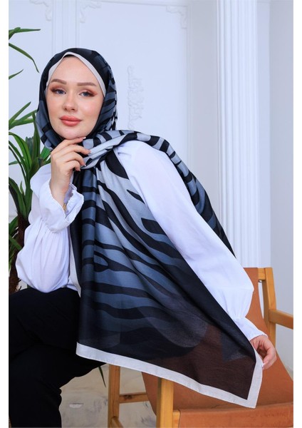 Zebra Elegans Desenli Dijital Soft Şal fiyatları