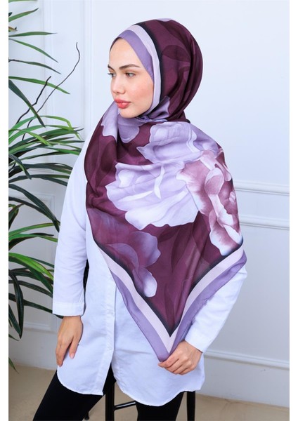 Modern Suluboya Çiçek Desenli Dijital Soft Şal indirimleri