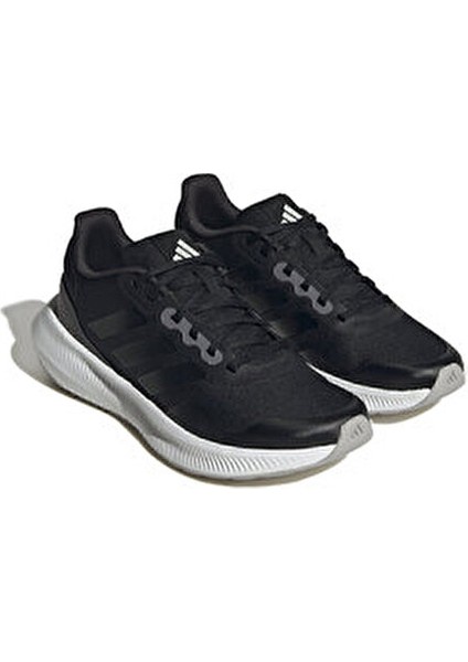 Runfalcon 3.0 Tr W Unisex Koşu Ayakkabısı Siyah Bağcıklı Tasarım ve Nefes Alabilir Yapı