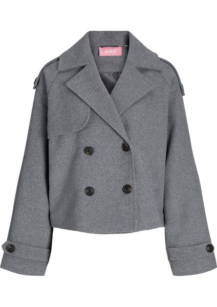 Kadin Kisa Yün Kaban - Elle