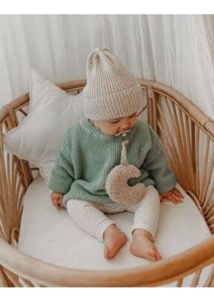 Bebek Çocuk Bisiklet Yaka Oversize Triko Kazak 6 Ay-5 Yaş fiyatları