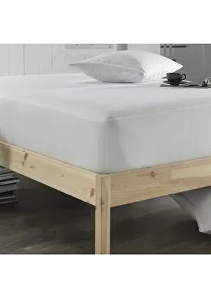 Denizli Fitted Yatak Koruyucu Yastık Alezi Lastikli Pamuklu Malzeme ile Sıvı Geçirmez Özellik