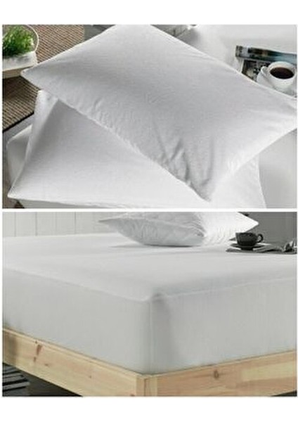 Denizli Fitted Yatak Koruyucu Yastık Alezi Lastikli Pamuklu Malzeme ile Sıvı Geçirmez Özellik fiyatları