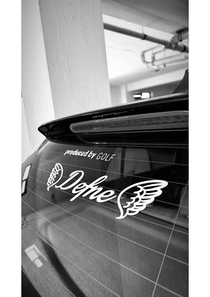 Kişiye Özel Isim Yazılı Melek Kanatlı Figürlü,isimli,oto Stickergenişlik 30 cm fiyatları