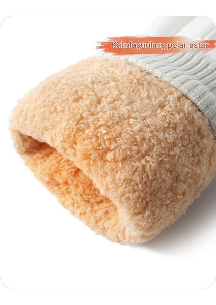 Beyaz Sevimli Pacha Köpek Elnleri Sonbahar ve Kış Sıcak Dokunmatik Ekran Soğuk Geçirmez Su Geçirmez Artı Kadife Kalın Dış Mekan Bisiklet Elnleri (Yurt Dışından) modelleri