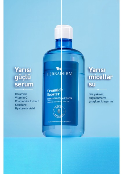 Ceramide Booster, Çift Fazlı Micellar Makyaj Temizleme Suyu 500 ml indirimleri