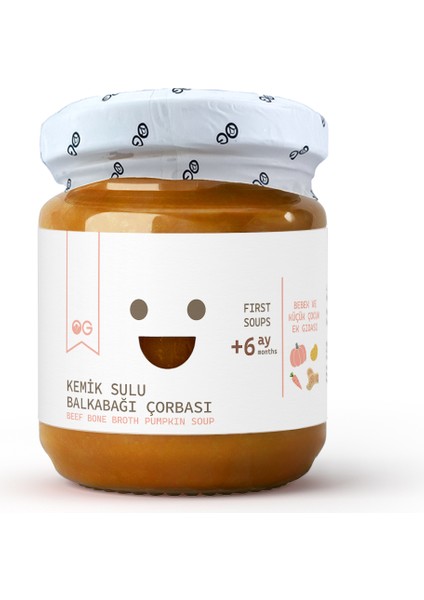 2'li Kemik Sulu Balkabağı Çorbası 200 gr +6 Ay fiyatları
