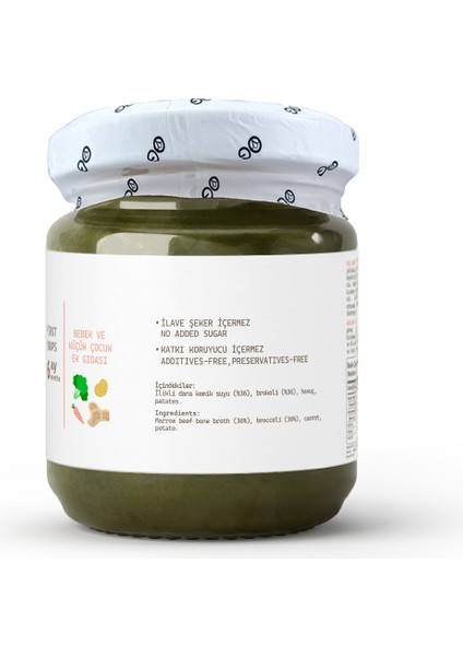 Kemik Sulu Brokoli Çorbası 200G +6 Ay modelleri