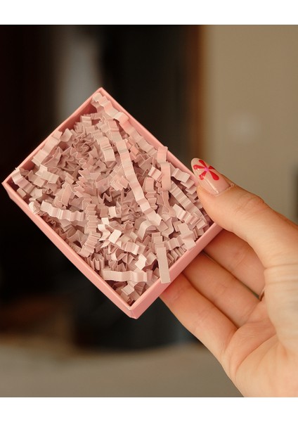 Zigzag Kırpık Kağıt, Hediye ve Ambalaj Dolgu Kağıdı, Paketleme Kırpıntı Kağıdı, 1000 gr, Pembe