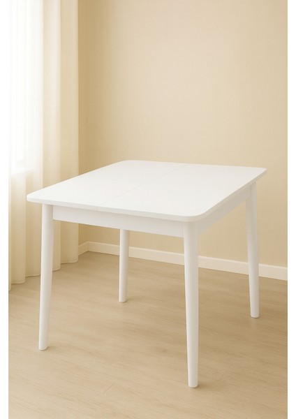 Yanlardan Açılır Büyüyen Yemek Masası Beyaz 65X100CM Sadece Masa Fiyatıdır modelleri