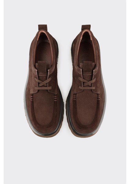 Kahve Deri Erkek Günlük Ayakkabı fırsatları