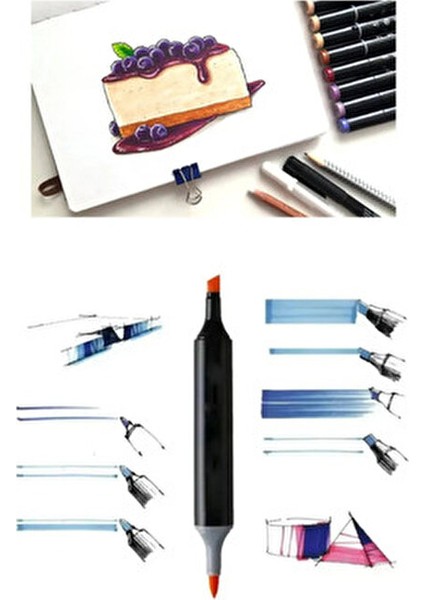 Touch 60 Adet Çift Taraflı Marker Kalem Double fırsatları