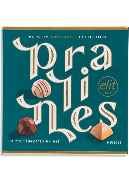 Premium Chocolate Collection Pralines Yeşil Kutu 104 gr Glutensiz modelleri