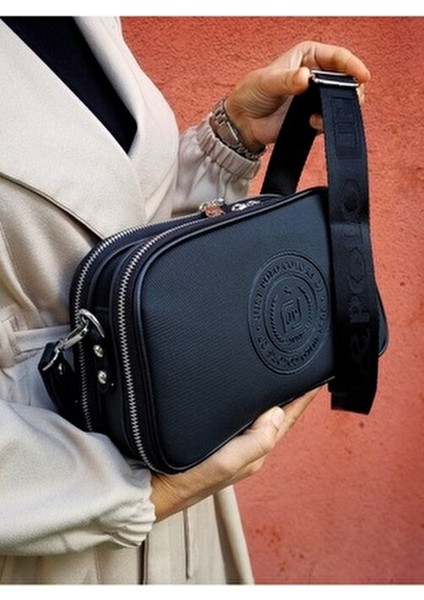 Justpolo Kadın Lacos 5 Bölmeli Omuz ve Çapraz Çantası