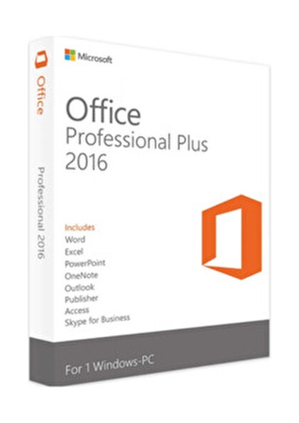 Office 2016 Pro Plus Kalıcı Key Dijital Lisans modelleri